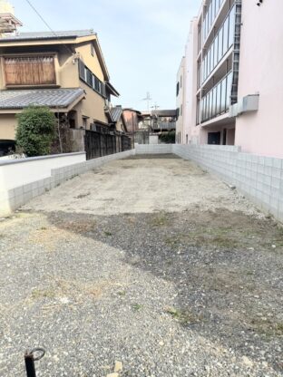 京阪「丹波橋」駅　建築条件無し土地