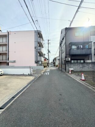 京阪「丹波橋」駅　建築条件無し土地