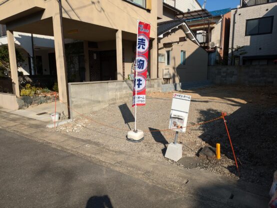 京福「太秦広隆寺」駅　建築条件無し土地