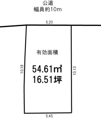 地下鉄「くいな橋」駅　建築条件無し土地