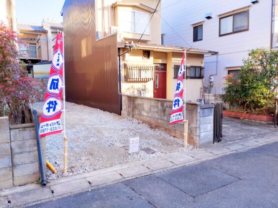 京福「車折神社」駅 建築条件無し土地