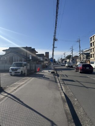 梅津段町　建築条件無し土地　