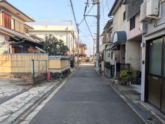 安井小学校3　建築条件無し土地